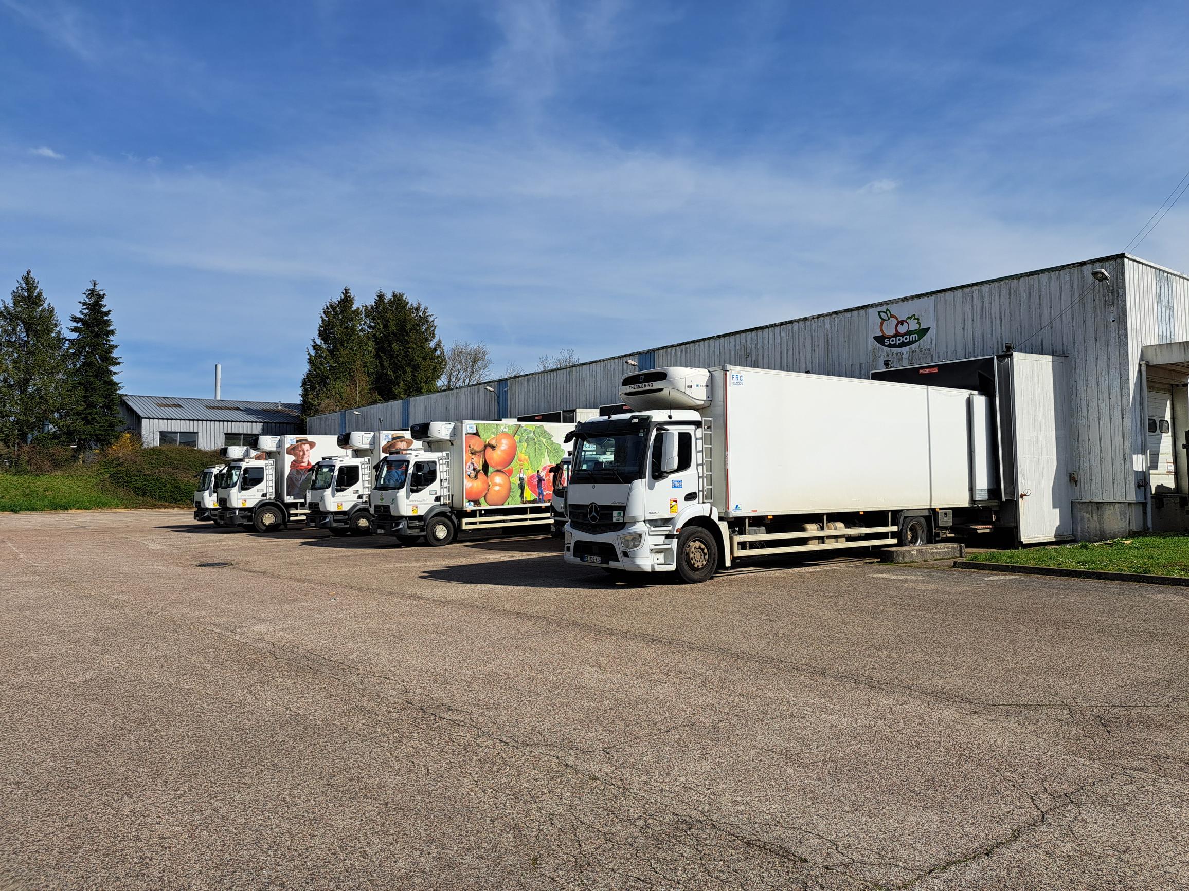 vue camions SAPAM