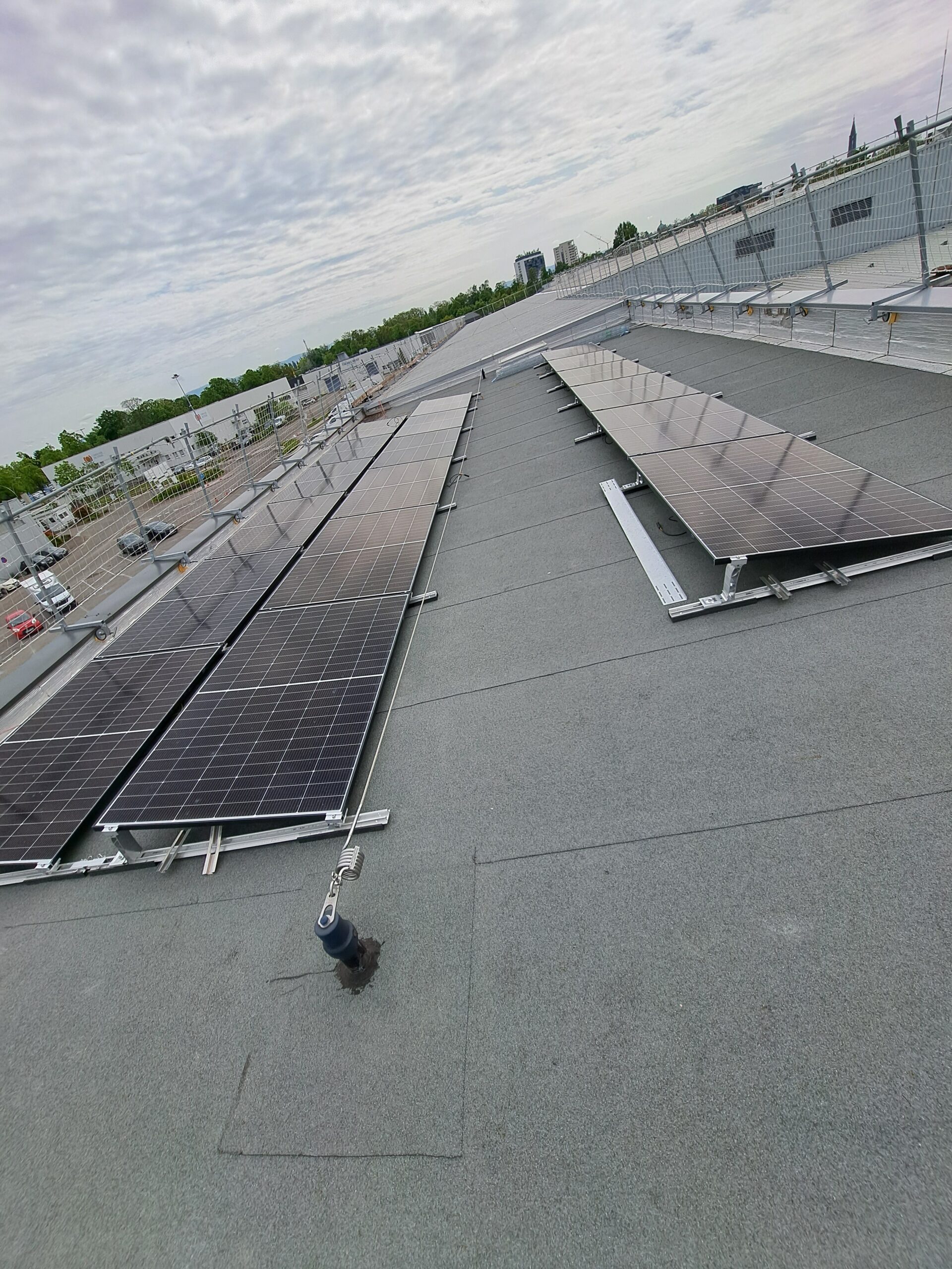 vue panneaux solaires SAPAM